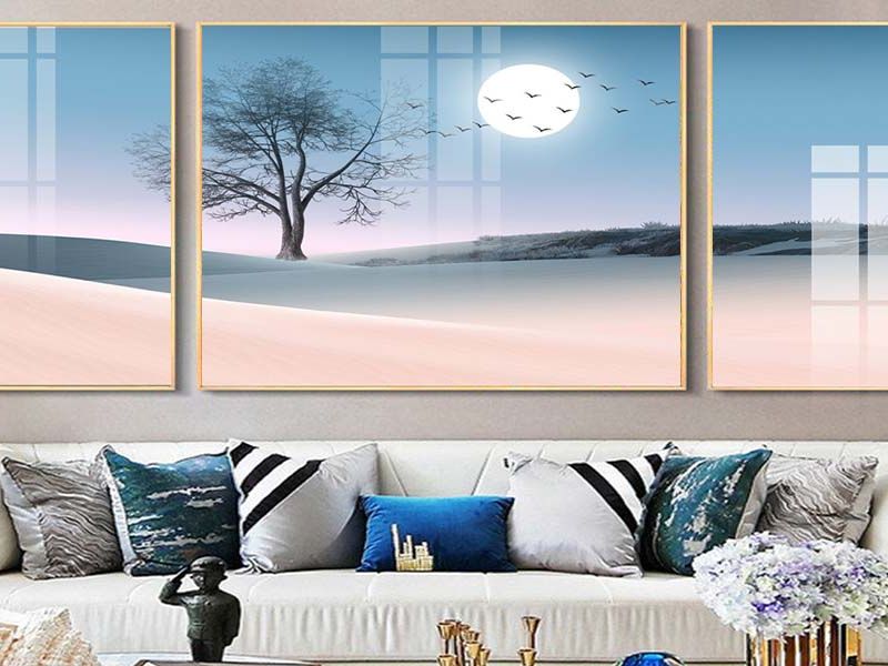 Bộ tranh treo tường văn phòng đẹp, hiện đại, truyền cảm hứng 2025