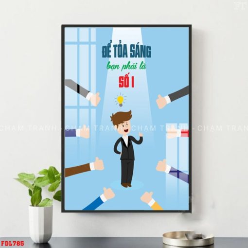 Tranh động lực treo tường C4