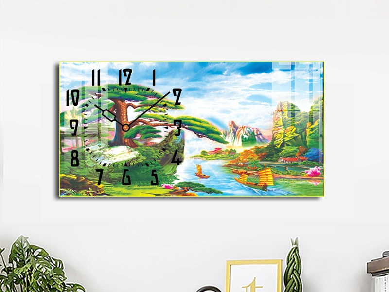 Tranh thêu chữ thập đồng hồ 12 con giáp mang đậm giá trị phong thủy