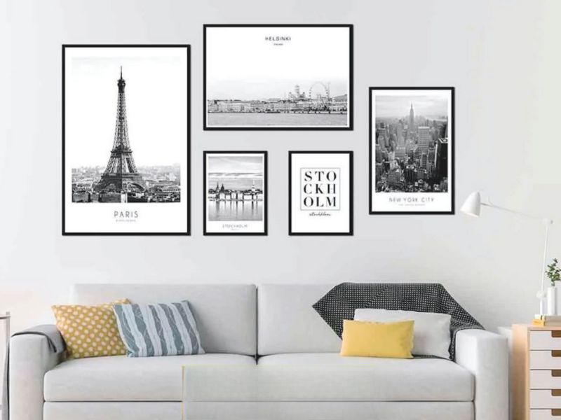 Bộ tranh treo tường văn phòng đẹp, hiện đại, truyền cảm hứng 2025