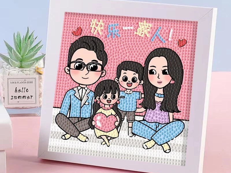 Tranh đính đá tại nhà