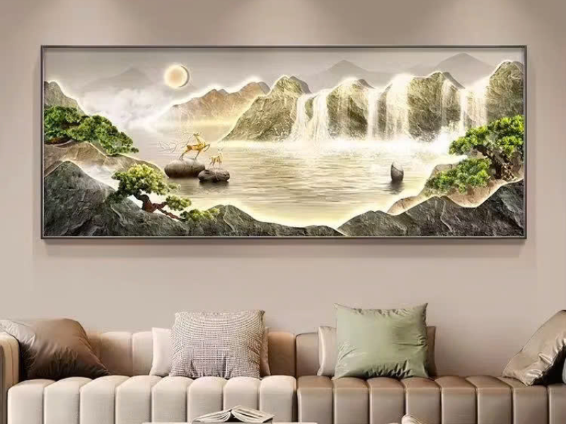 tranh đính đá tại nhà