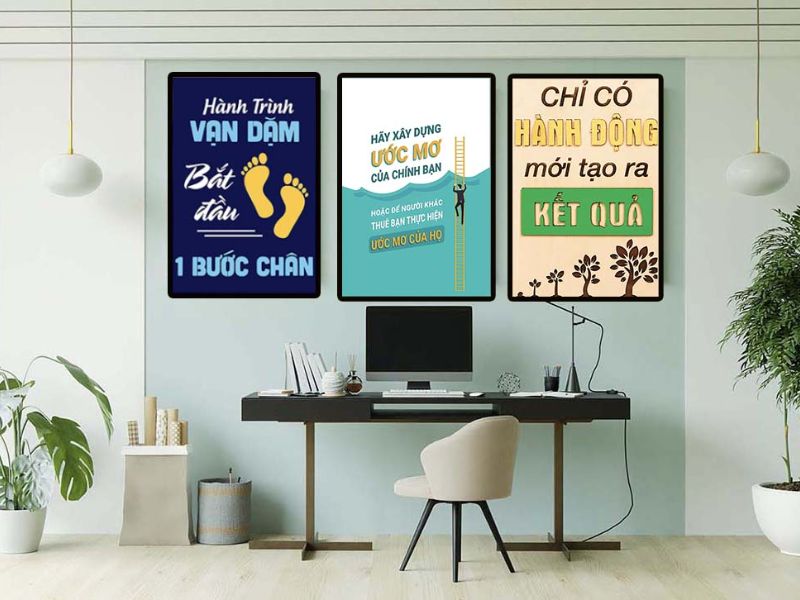 Tranh treo phòng làm việc tại nhà