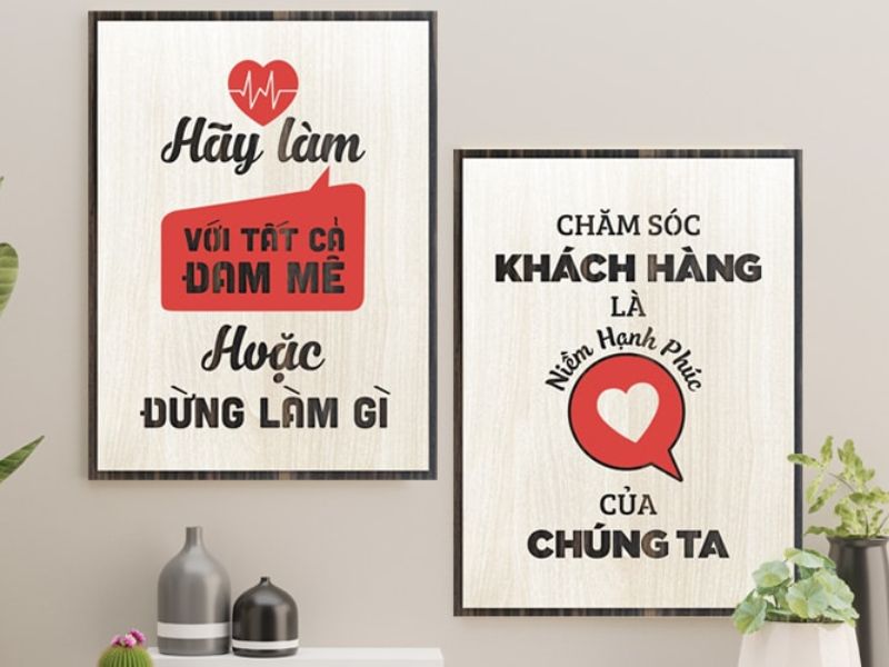 Treo tranh câu nói hay về thành công